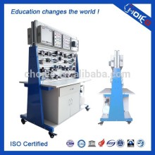 PLC Controlled Advanced Electro Pneumatic Trainer (Double Sides) / Educational Training Plate Device / Vocational Equipment Set