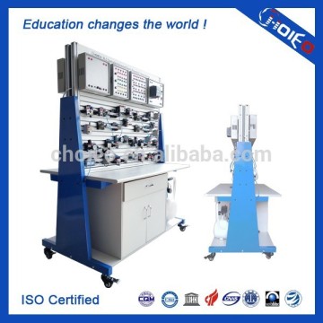 PLC Controlled Advanced Electro Pneumatic Trainer (Double Sides) / Educational Training Plate Device / Vocational Equipment Set