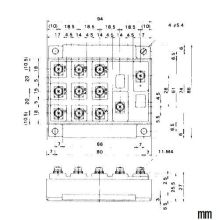 Igbt Power Module 6mbi100fa-060 Igbt Module Fujitsu Igbt Power Module
