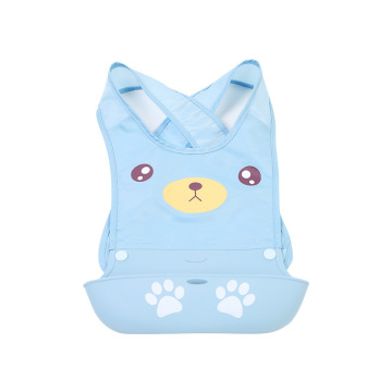 Custom Cheap food grade silicone bib for children