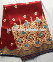 African george wrapper raw silk george fabric for dress in stock