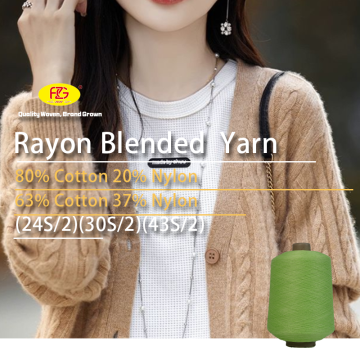 High Quality Rayon Blended Yarn Latest Collection