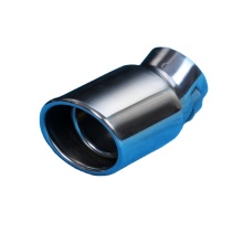 57mm Universal Stainless Steel Exhaust Pipe Tip Silencer Retrofit