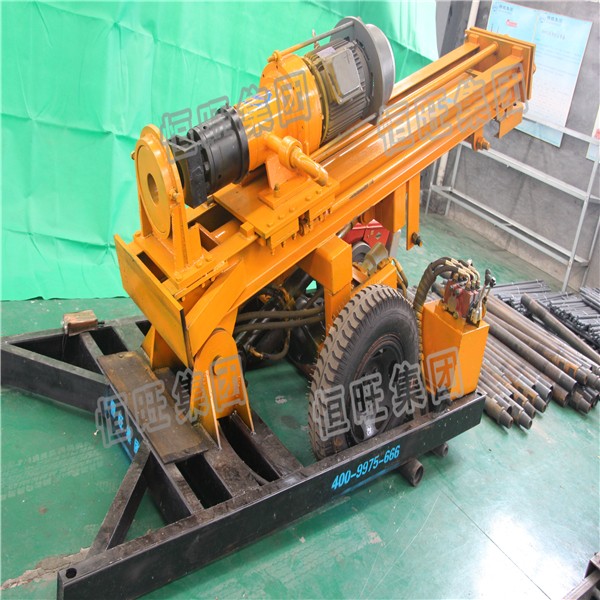 HQZ TYPE OF Hydraulic Pneumatic Diesel Blasting Rock Mining Drilling Rig Efficient pneumatic drilling machine