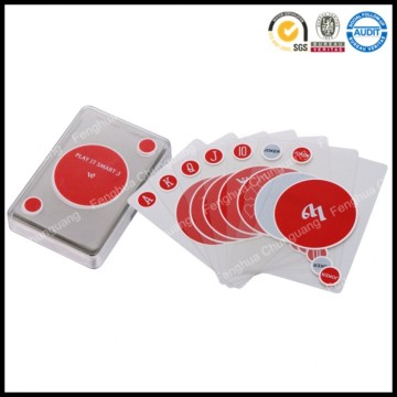 Gift Plastic Box Transparent Advertising Plastic Playing Cards