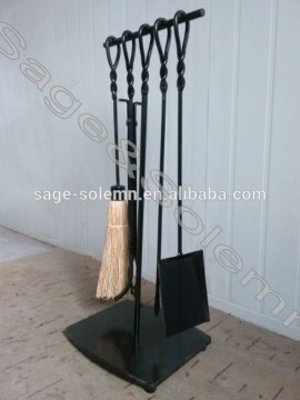 Forged Iron Fireplace Tool Set