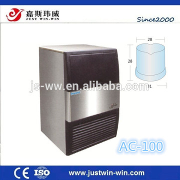 100lb undercounter gourmet cube ice machine, self contained, air cooled