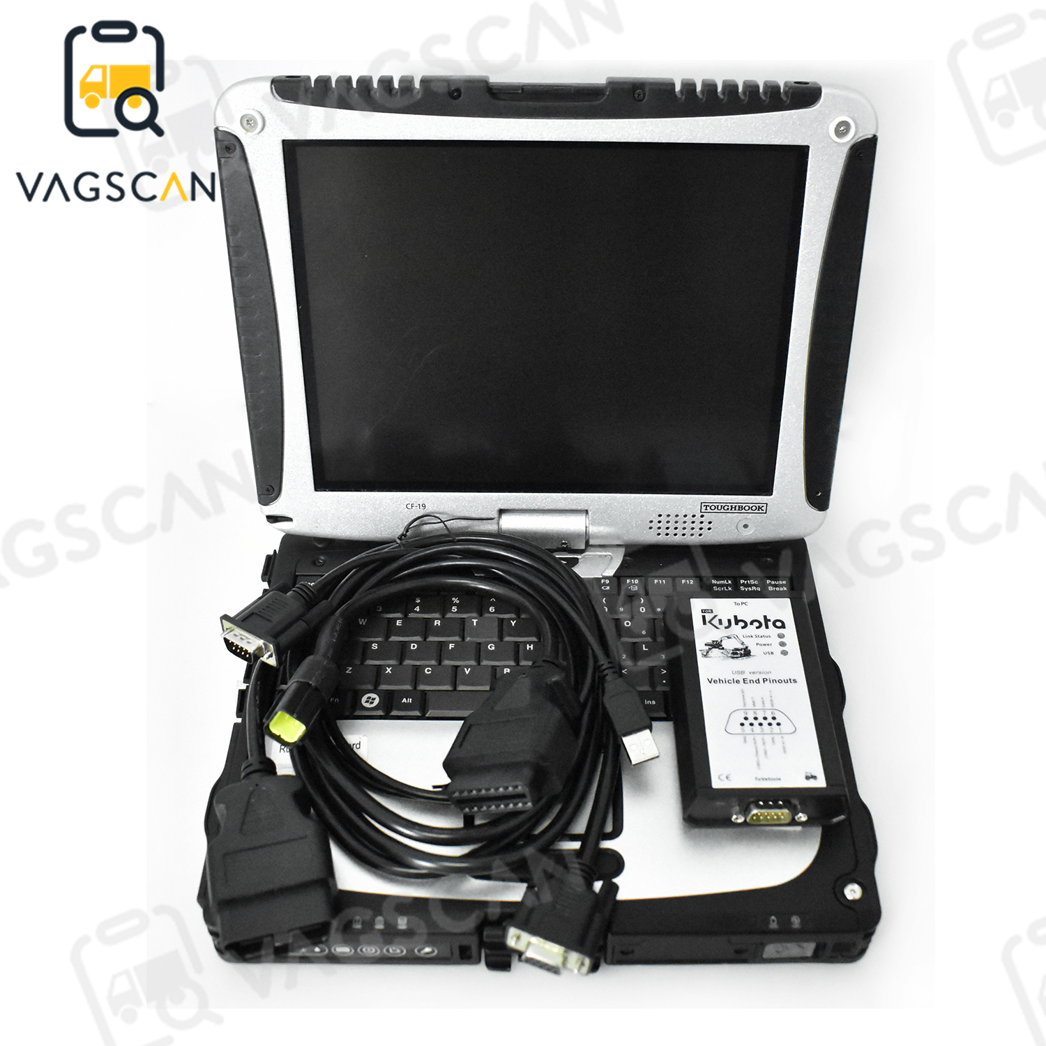 For KUBOTA DIAGNOSTIC KIT (PYTHON) kubota diagnostic software kubota diagmaster with Python interface with CF-19 laptop Full Set