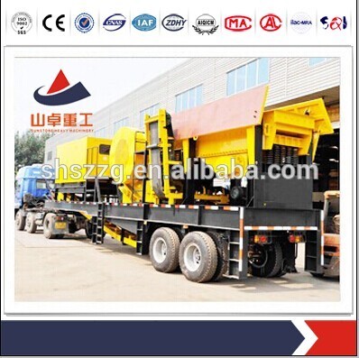 SUNSTONE Reliable portable rock crusher mobile crusher