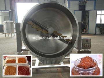 Industrial food stuffing cooking pot with mixer