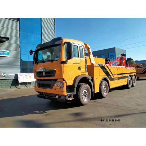 Sinotruk 8x4 Truk Wrecker Rotator Tugas Berat