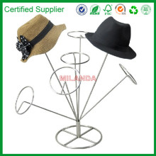 table top chrome display hat rack, high quality hat display (M-10439)