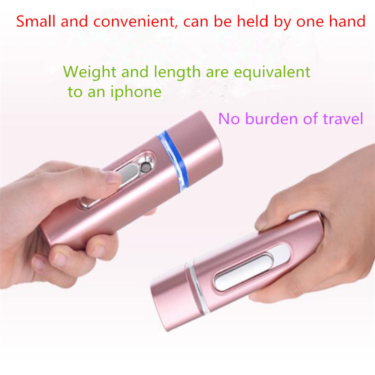 New rechargeable skin care humidifier spray water meter