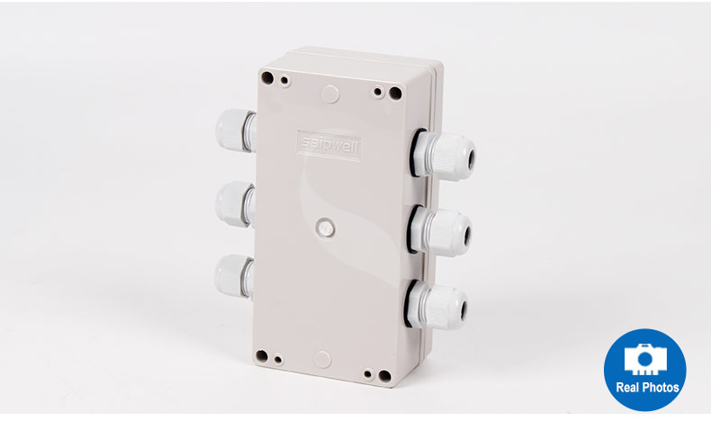 SAIP/SAIPWELL 80*160*55 IP66 ABS Enclosures waterproof junction box with cable gland