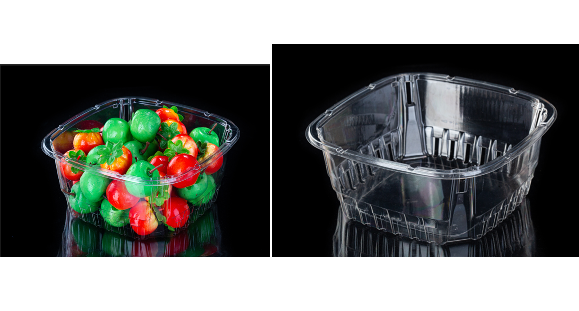 Custom Clear Disposable PET Fruit Container