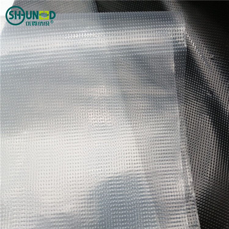 LDPE Hot Melt Adhesive Embroidery Film Roll Colorful Non Woven Fabric for Computer Embroidery Backing Pads