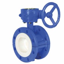 Fluorine-lined flange butterfly valve (centerline)
