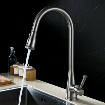 Custom 304 Copper Single Handle Kitchen Sink Faucet