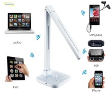 Bluetooth and speaker for free calling\listen music led table lamp