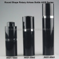 15ml 30ml 50ml redondo giratorio negro botella Airless