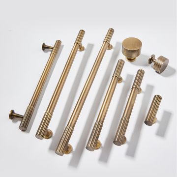 Solid Brass Unlacquered Door Pulls - 12 Pack Kitchen Hardware Brass Cabinet Pulls