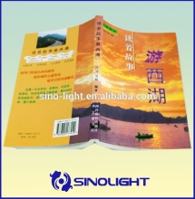 Softcover book 4C/0C printing and for people adult travel book printing travel idea guide book