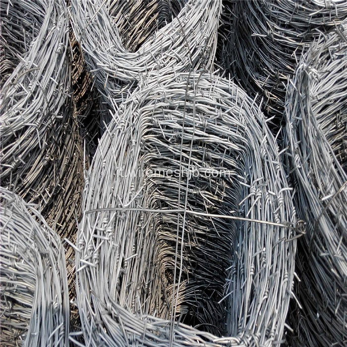 12 * 12 Double Twist Barbed Wire per recinzione