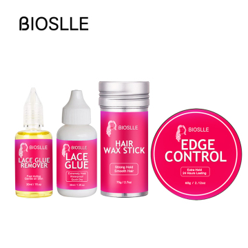 Private Label Wax Stick Lace Glue Remover Hair Edge Control Kit