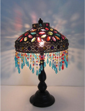 Metal Table Crystal craft lamp