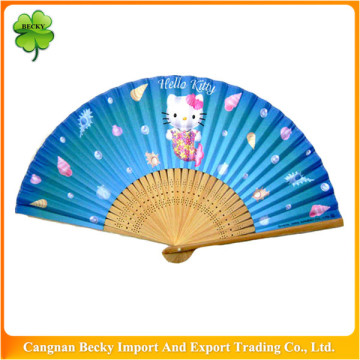 Cheap paper hand bulk hand fans personalized