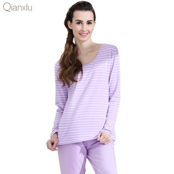 Qianxiu sexy colorful ladies night sleeping wear