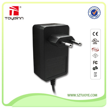 12V2A Power Aapter 24W Power Supply with CE ROHS UL KC PSE CB FCC