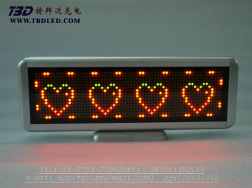 led desk board sign-C1664RGB