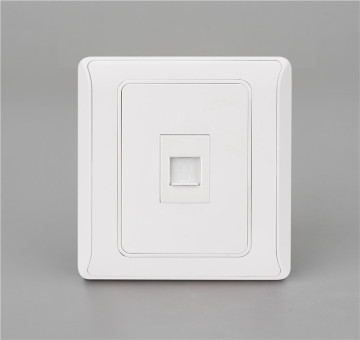 Single Outlet Network Computer Telephone Wall Socket