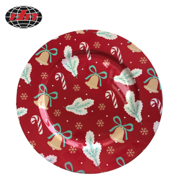 Christmas Plastic Charger Plate