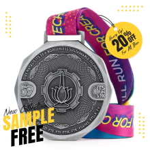 Wholesale Cheap Custom Metal BJJ Jiu-Jitsu Medals