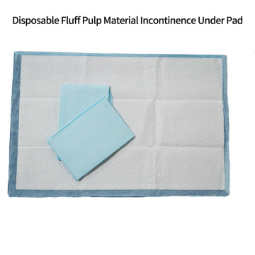 Protection contre les fuites Blue PE Film Bed Underpad jetable