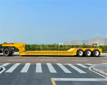 60t Flatbed Lowbed Heavy Duty Semi-Trailer