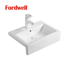 Sanitary Semi-Counter Sinks Lavatory Basin