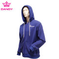 Jaket katun biru royal