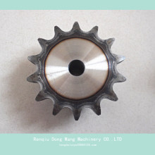 Type B double sprocket, stock bore roller chain sprocket