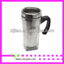 clear plastic travel mug