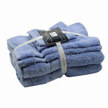 Dobby Cotton Towel Set, Ultra-Soft, Very Good Absorbent