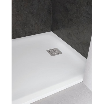 Plato de ducha de acrílico con forma rectangular