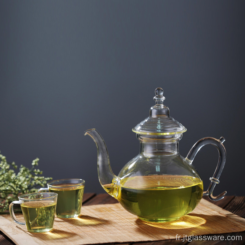 Théière De Service En Verre Marocain Turc Moyen-Orient