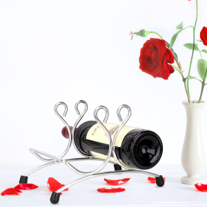 Stainless steel creative Wine holder wine rack