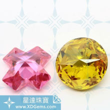 Synthetic Gemstone Hand Cut Fancy Shape Cubic Zirconia cz Loose Gemstone