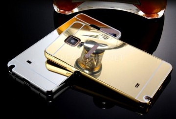 Luxury Bumper Aluminum mirror Cover Case Electroplating Mirror Back mirror phone case for samsung galaxy s5