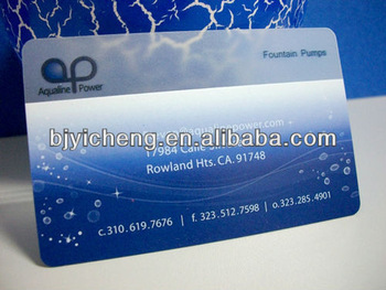 transparent card, clear pvc card,
