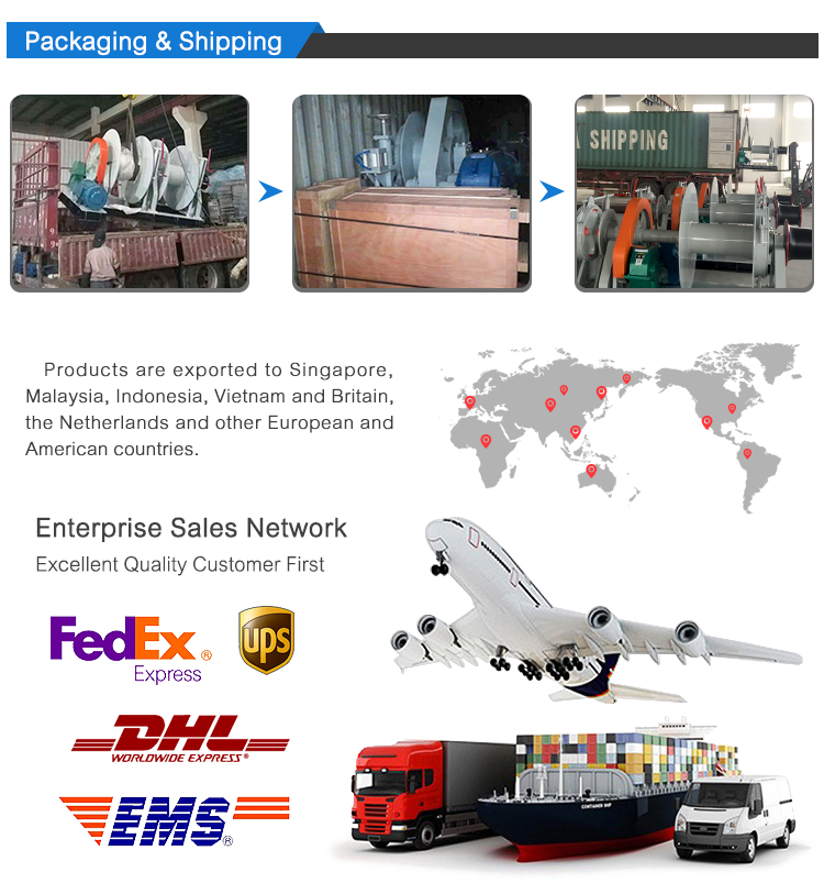 Dia 18 Hydraulic Pulling Marine  Winch